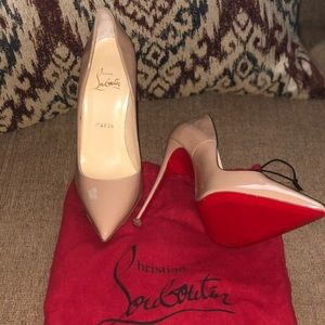 Christian Louboutin So Kate Patent Red sole pump
